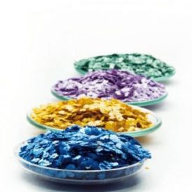 Color mica flakes