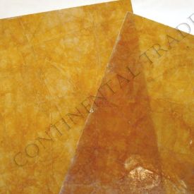 Hot molding mica plates
