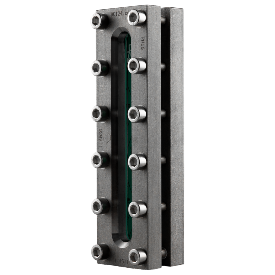 Longitudinal sight glass fitting type 330 PN 16/40  For welding in or on
