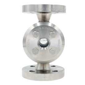 High-pressure flow sight glass type 520A Class 300/1500 lbs