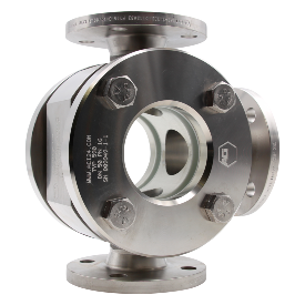 3-way flow sight glass type 590 PN 16/400