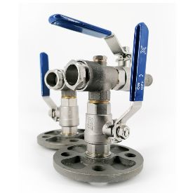Liquid level gauge flanged, non-tilting type 707 with glass tube